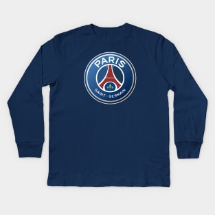 Paris Saint Germain Logo Kids Long Sleeve T-Shirt